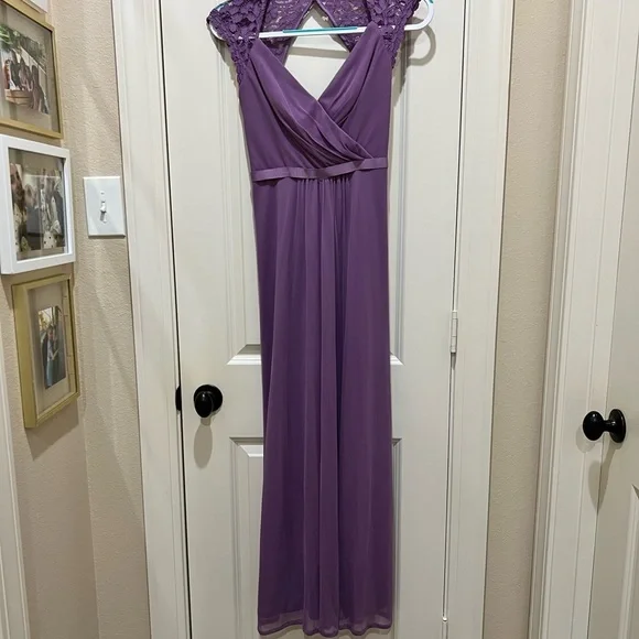 david's bridal lilac bridesmaid dress David's Bridal | Dresses | One Shoulder Bridesmaid Dress Lilac
